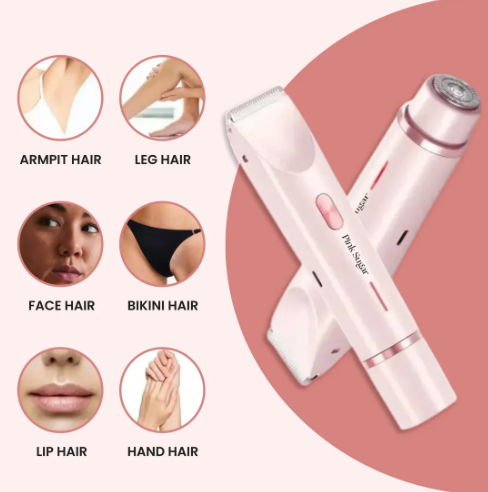 Pink Sugar Ultimate 2-in-1 Bikini Trimmer — Smooth Skin, Zero Irritation