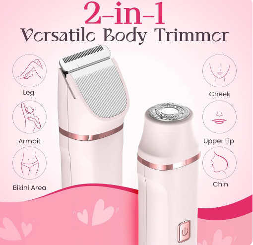 Pink Sugar Ultimate 2-in-1 Bikini Trimmer — Smooth Skin, Zero Irritation