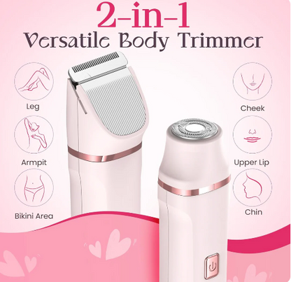 Pink Sugar Ultimate 2-in-1 Bikini Trimmer — Smooth Skin, Zero Irritation